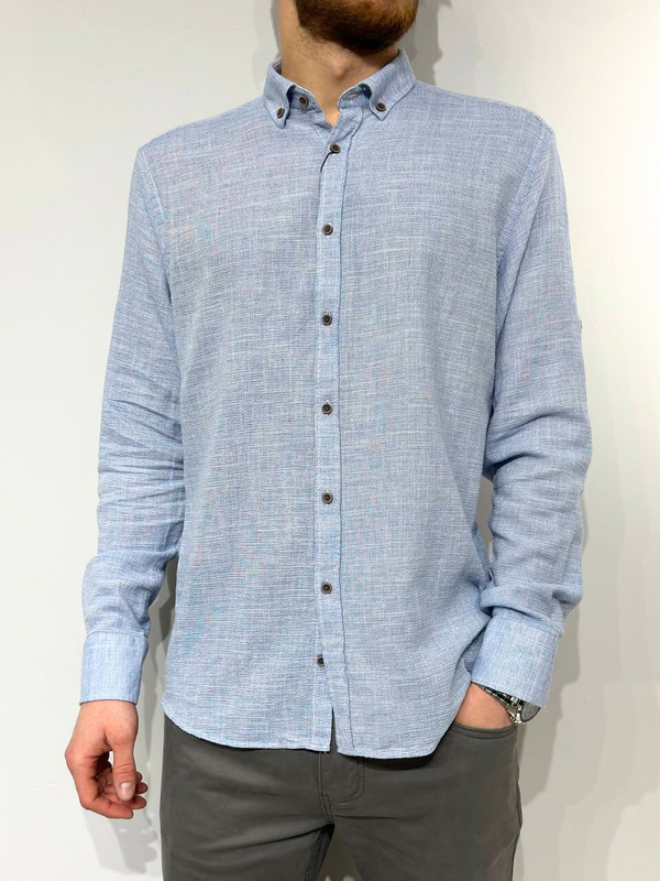 Plāns vīriešu krekls VP-11, Regular fit