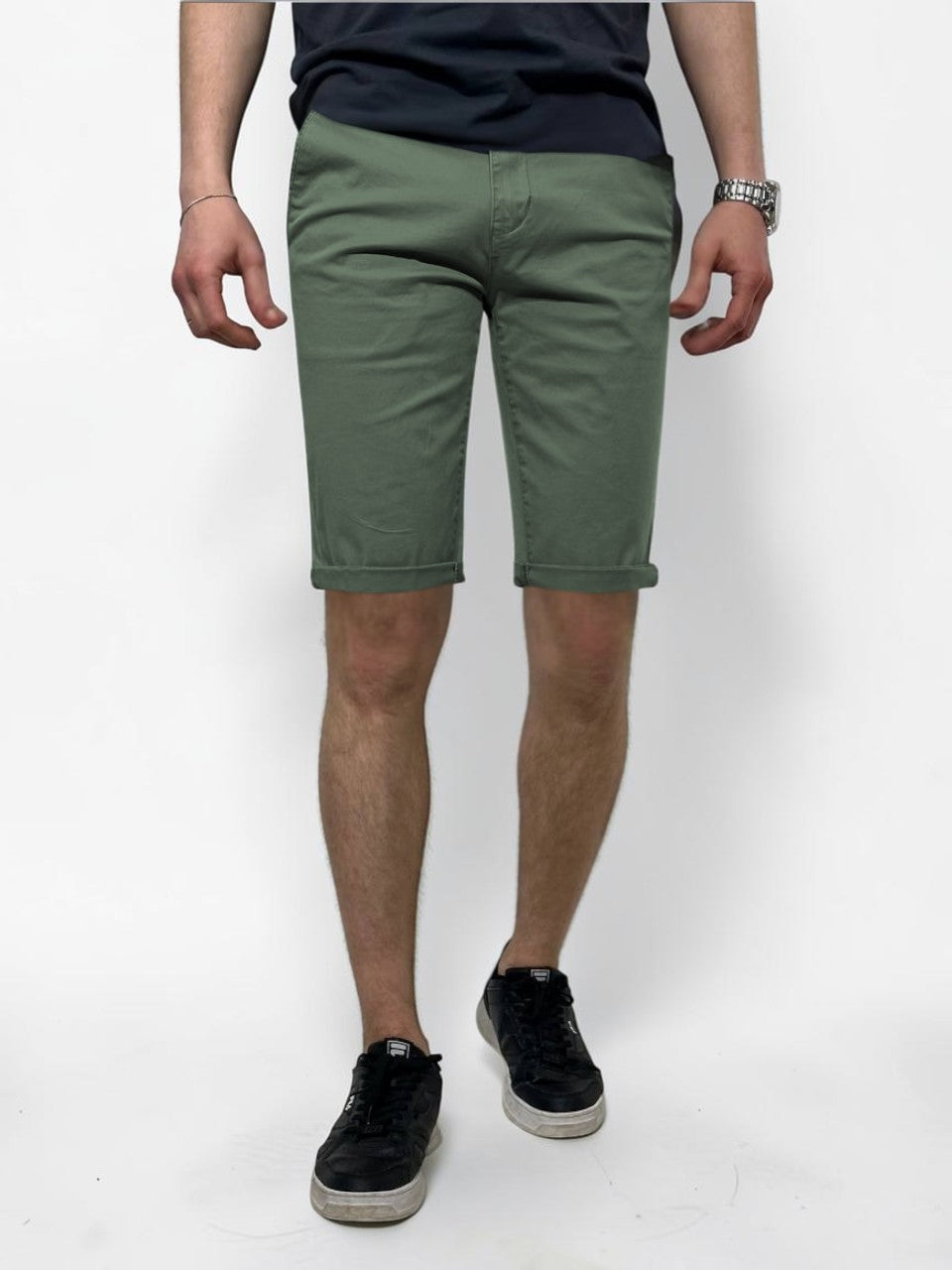 Solid, light shorts for men