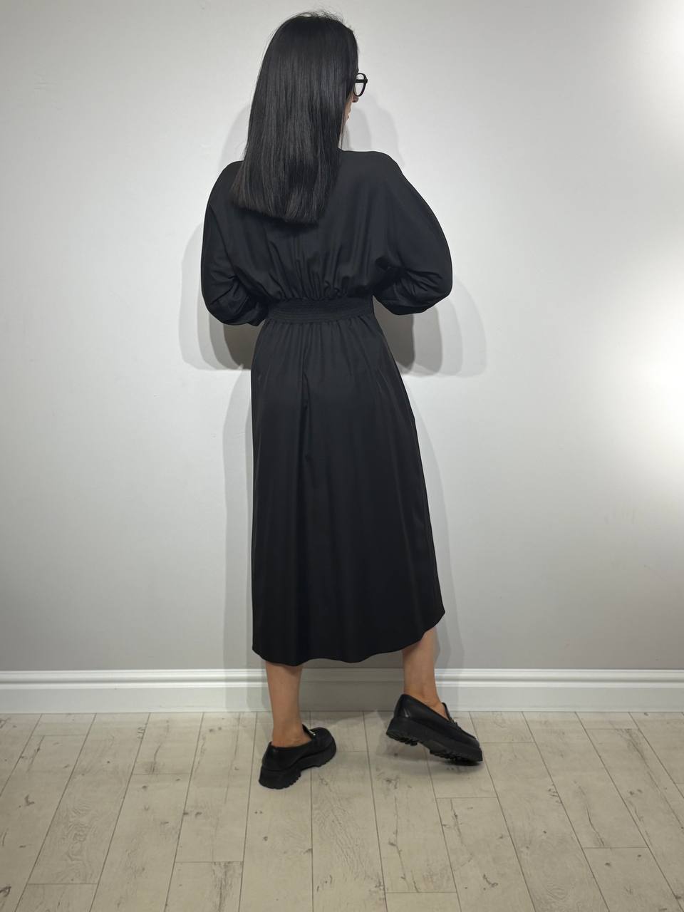 Eleganta midi garuma kreklkleita