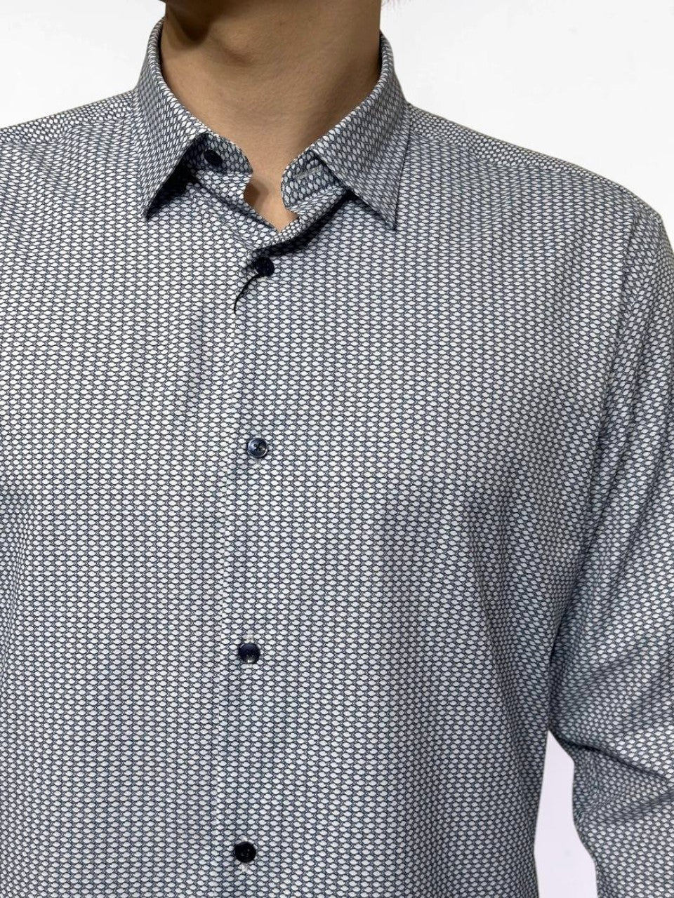 Vīriešu krekls ar rakstu VP-21, Regular Fit