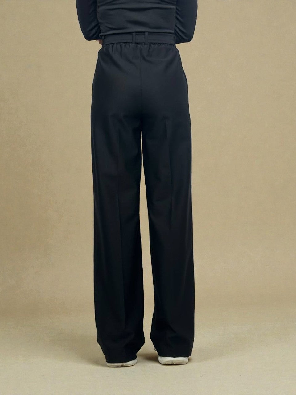 Wide leg classic pants