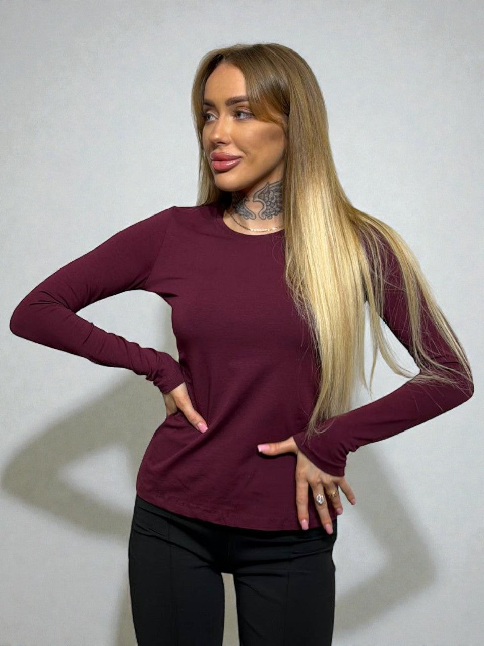 Piegulošs kokvilnas tops