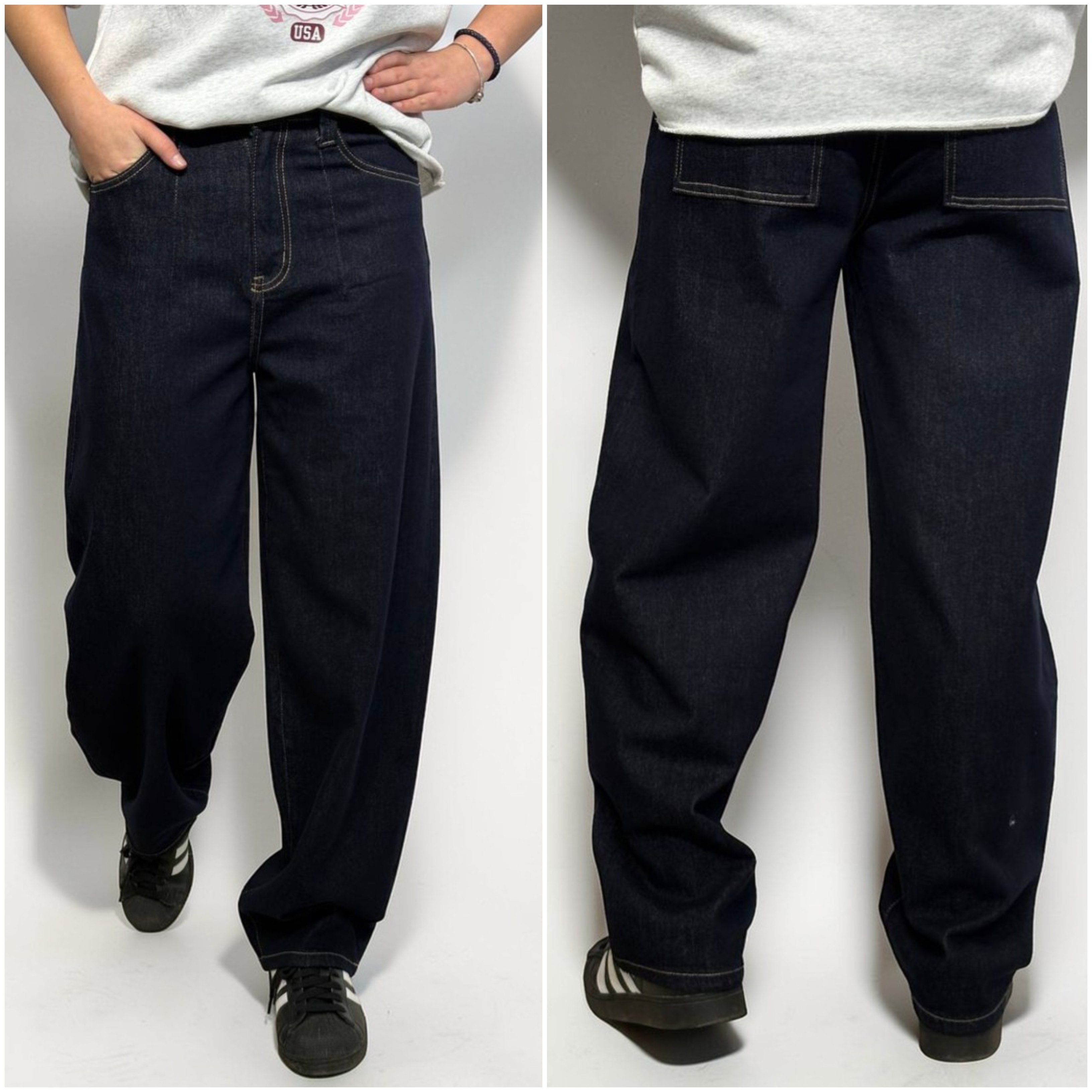 Banānu piegriezuma džinsi