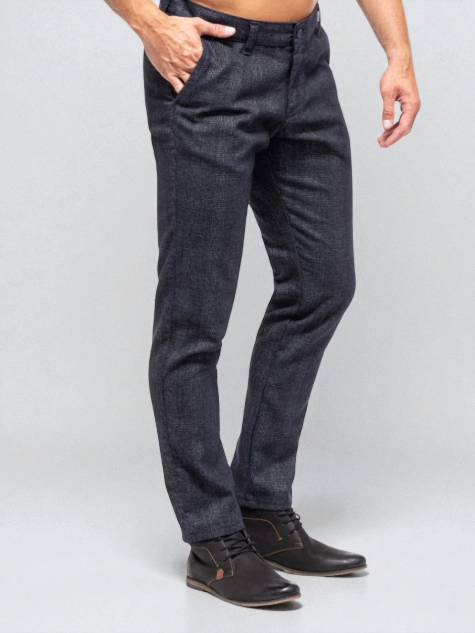 Storos vyriškos kelnės Vankel-123, Comfort slim