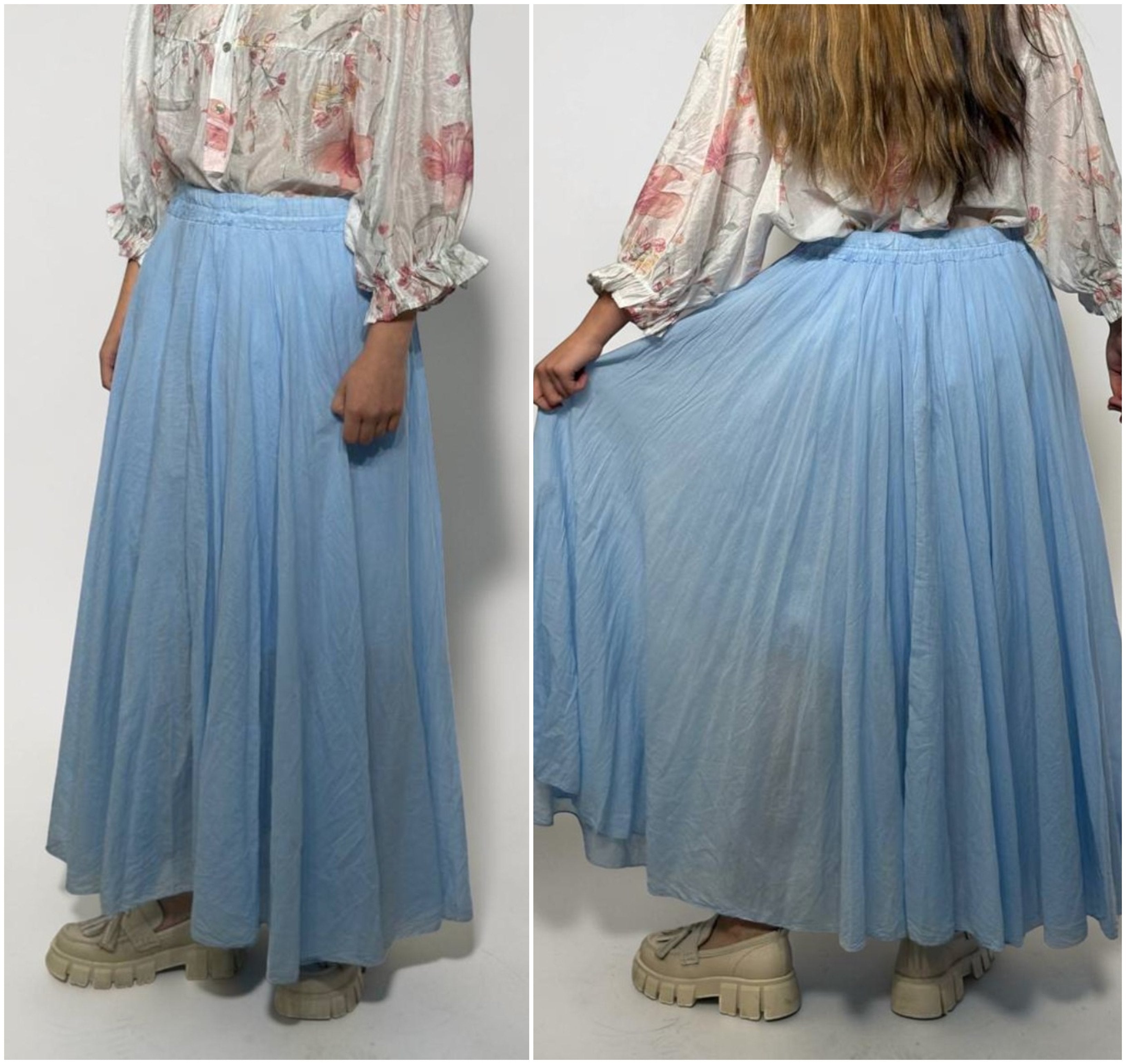 Bohemian style flowing skirts