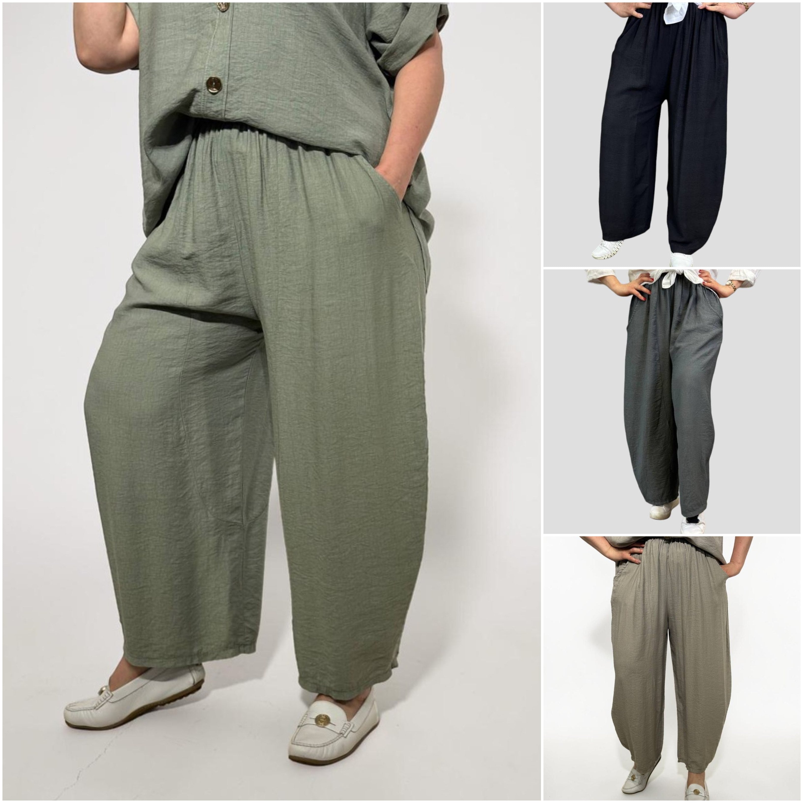 Plānas viskozes wide leg bikses