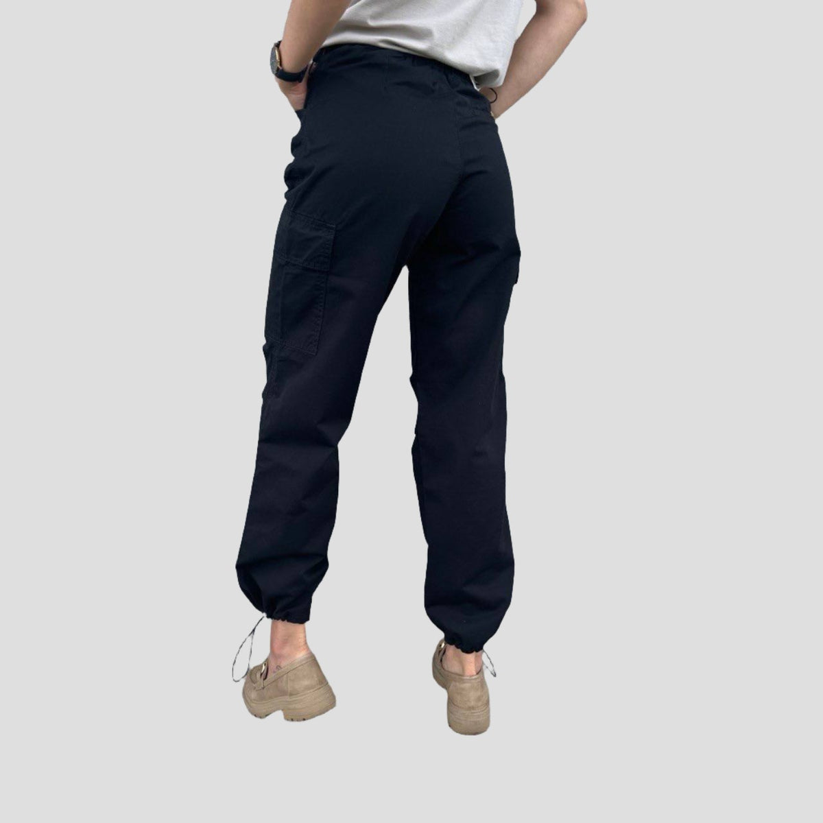 Cargo style parachute pants