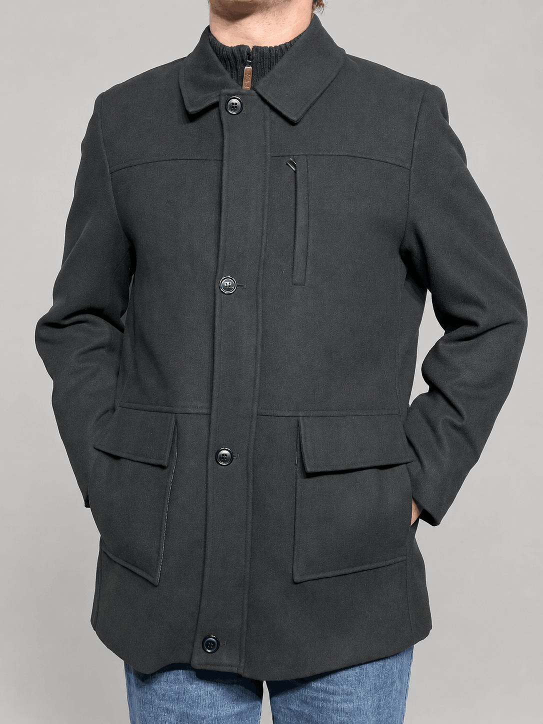Transitional coat for men