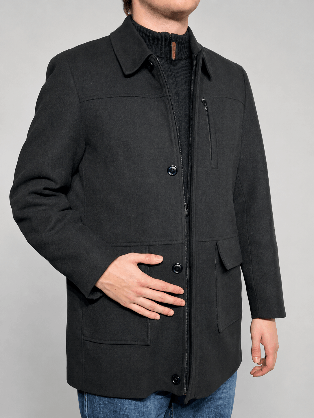 Transitional coat for men