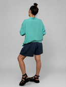 Linen blouse with long sleeves