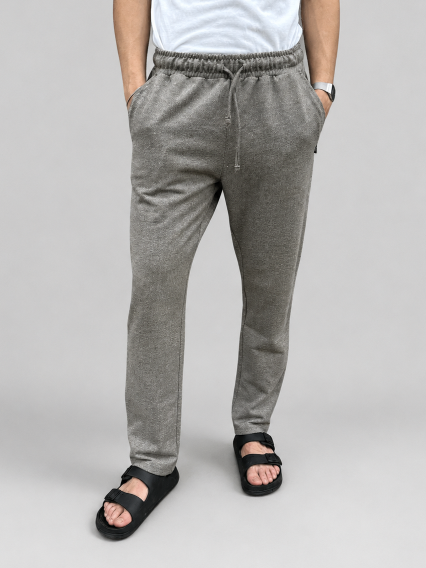 Light casual pants with straight hems