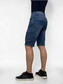 Cargo jeans shorts for men