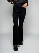 Jeans with flared ends