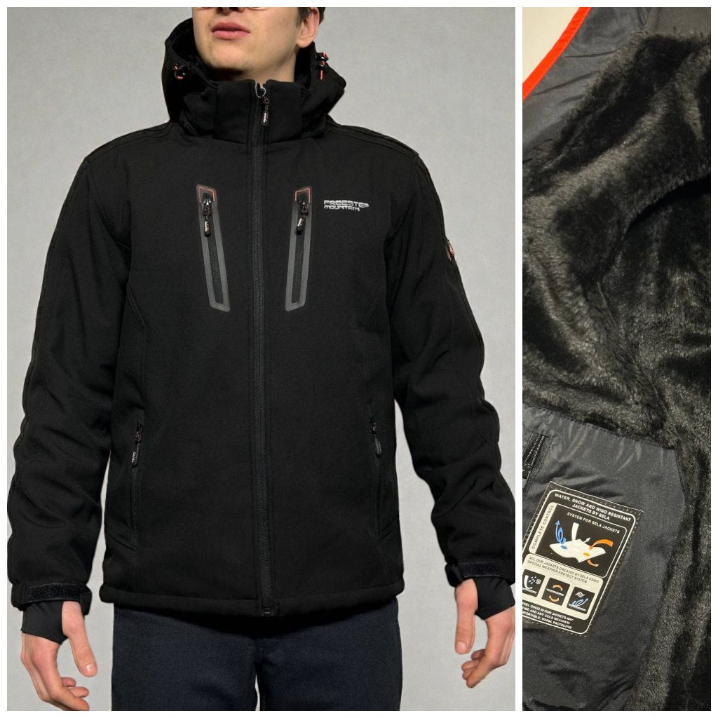 Ziemas softshell virsjaka vīriešiem