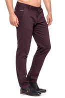 Elegant trousers Vankel-068 for men, Comfort slim