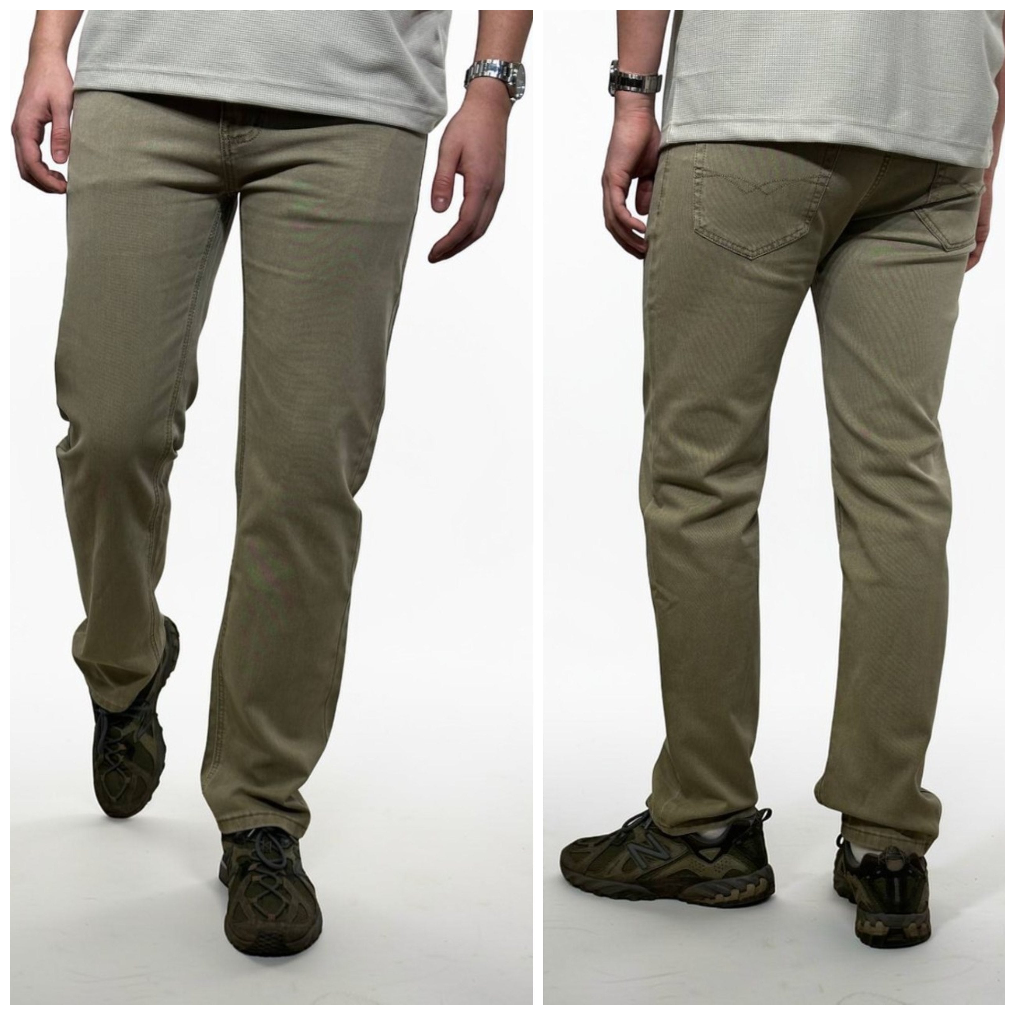 Gaiši vīriešu džinsi vasarai, Regular fit