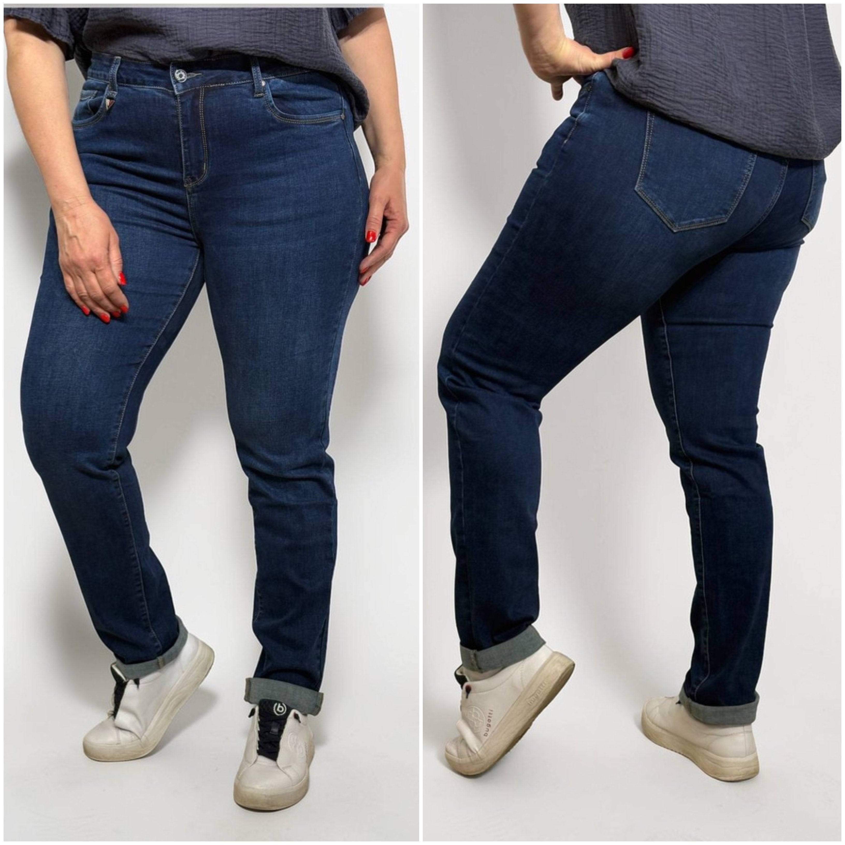 Gari, lielizmēra džinsi dāmām