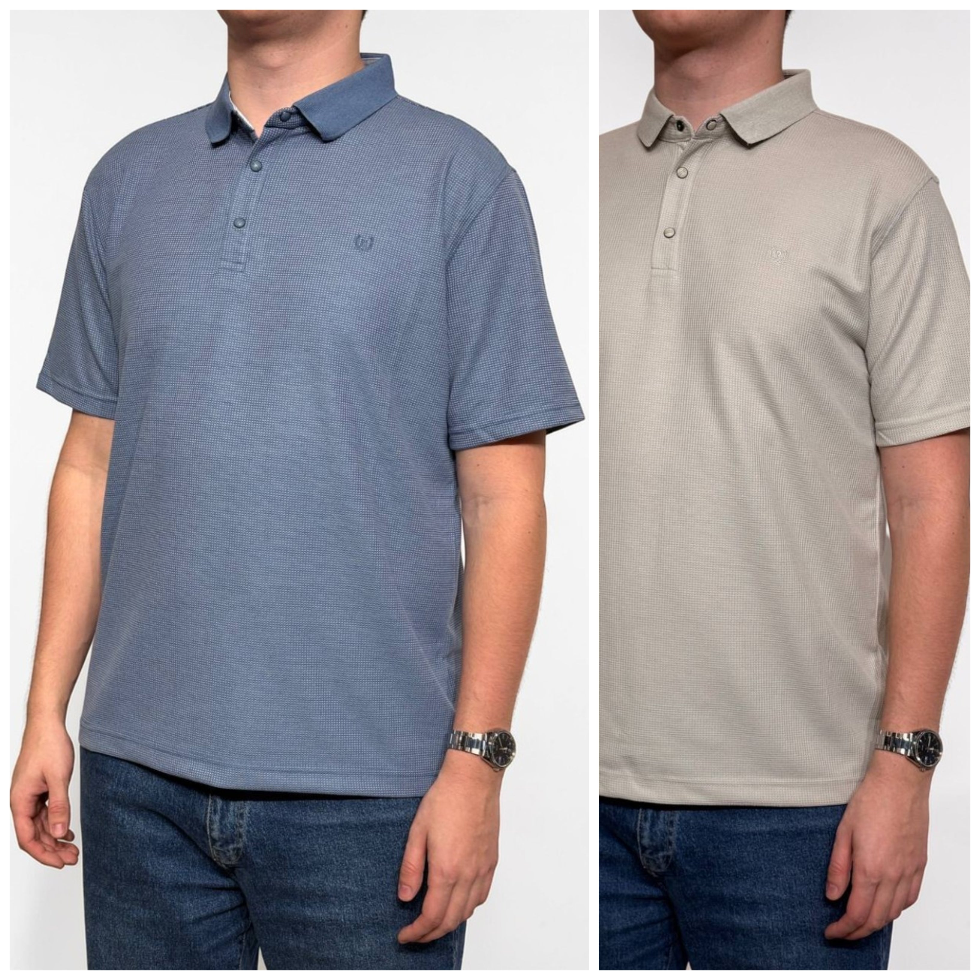 Ikdienas lielo izmēru polo krekls vīriešiem