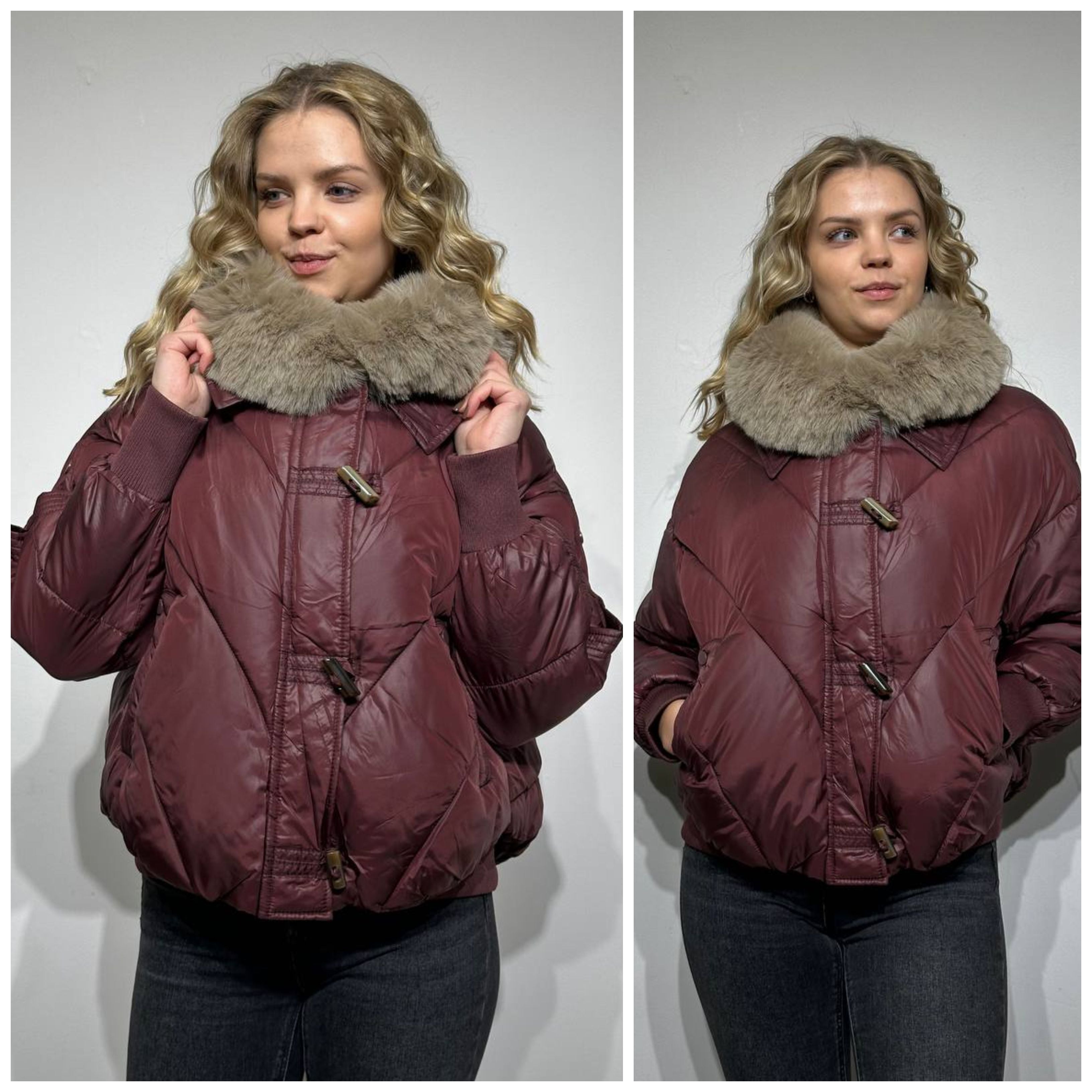 Īsa sieviešu jaka rudenim