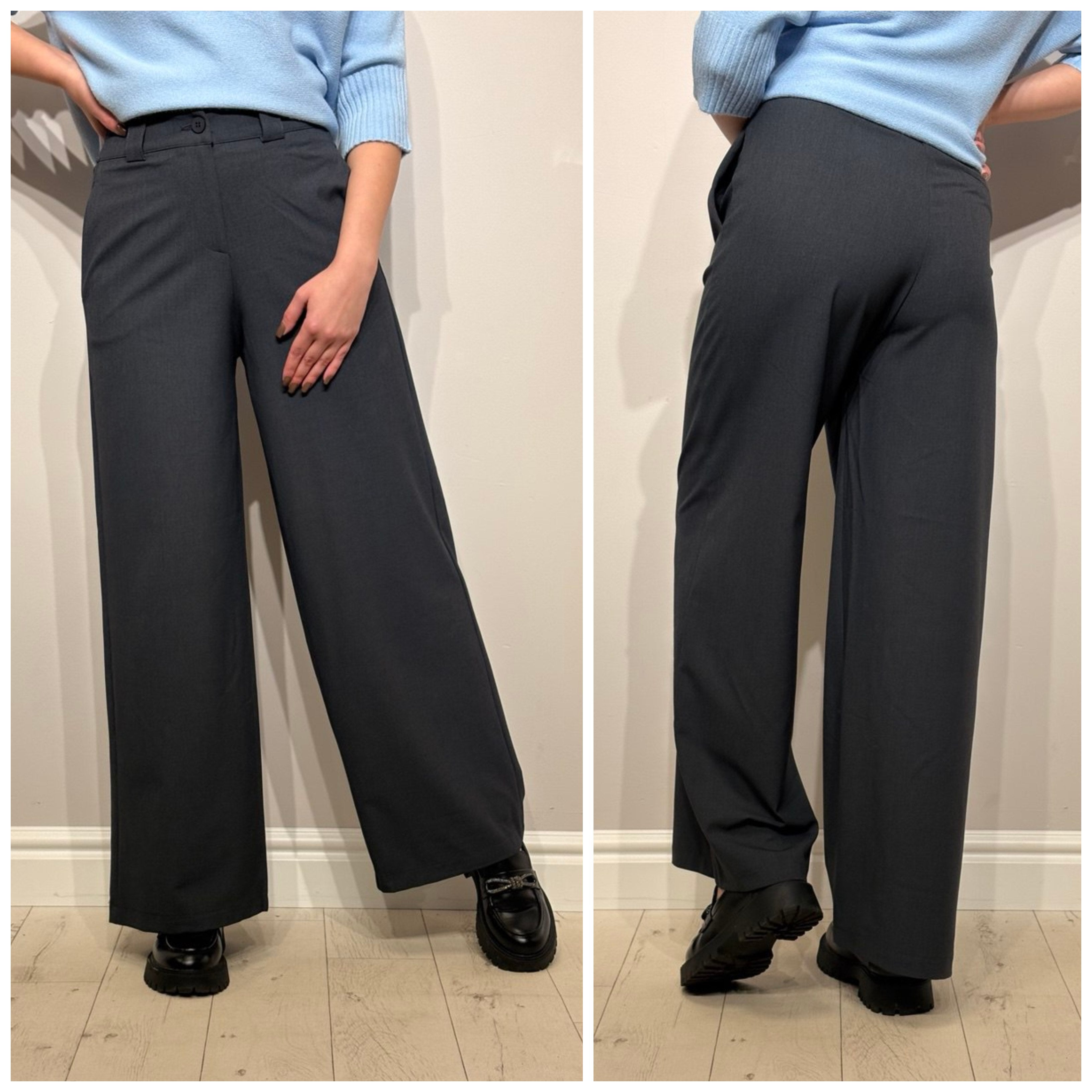 Klasiskas solīdas sieviešu bikses