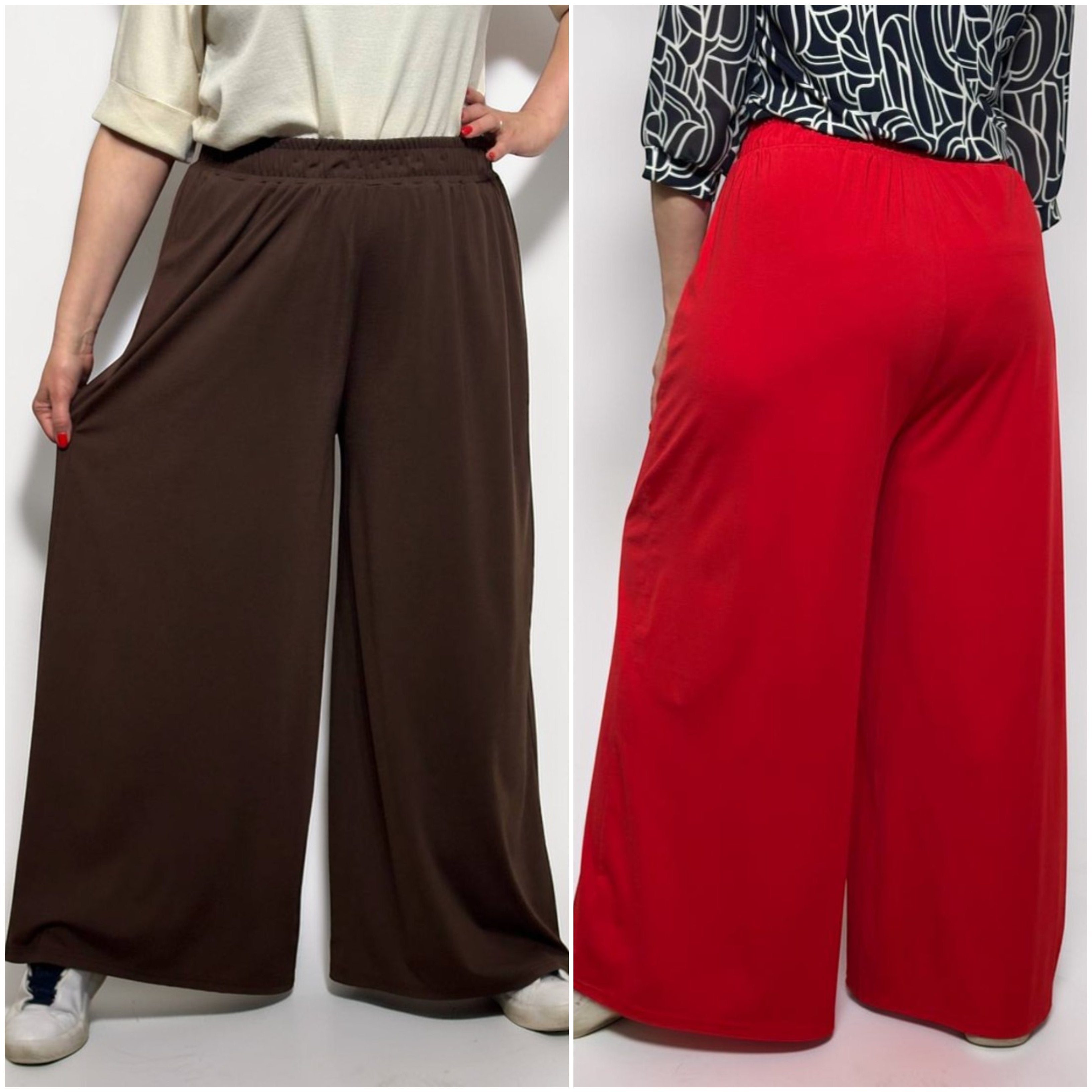 Luxury lielo izmēru platas bikses