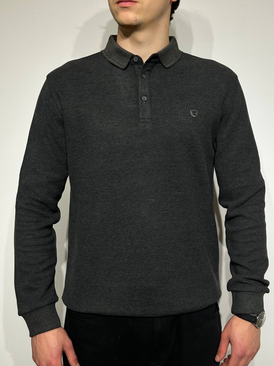 Minkštas polo megztinis vyrams
