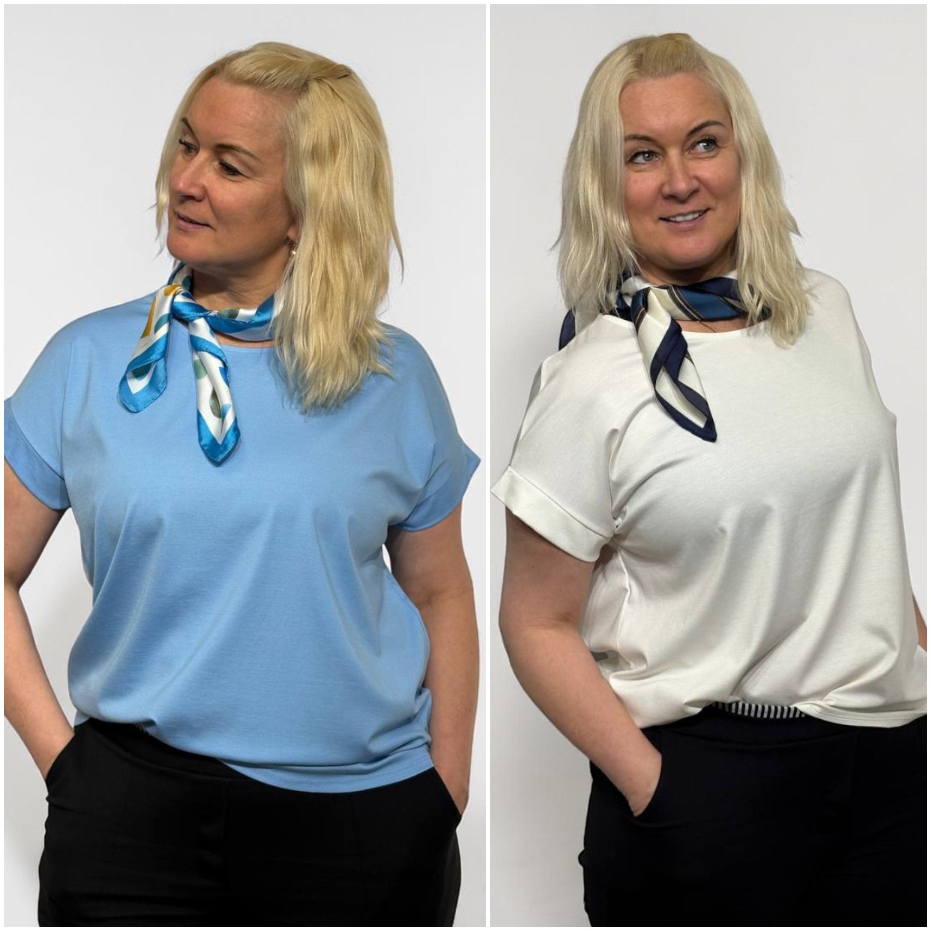 Moderns tops ar lakatiņu