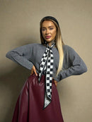 Gray soft sweater