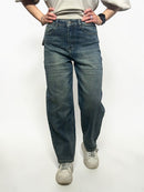 Wide skater style jeans for women