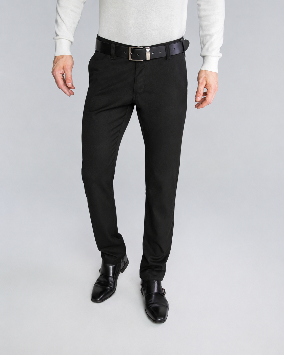 Solīdas vīriešu bikses Vankel-027, Comfort slim