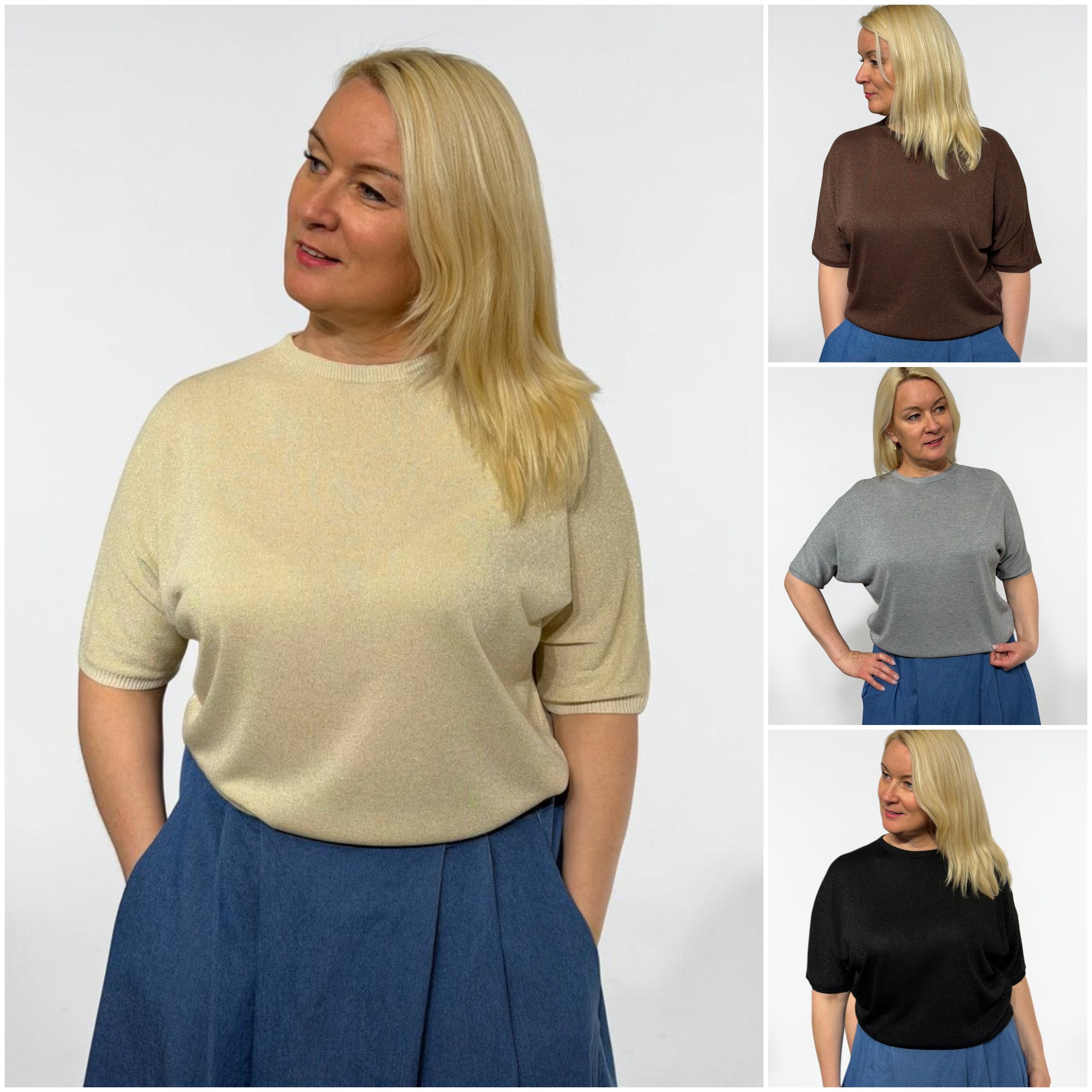 Elegants tops ar smalku mirdzumu