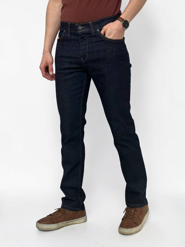 Tumši vīriešu džinsi Vankel-624, Comfort slim