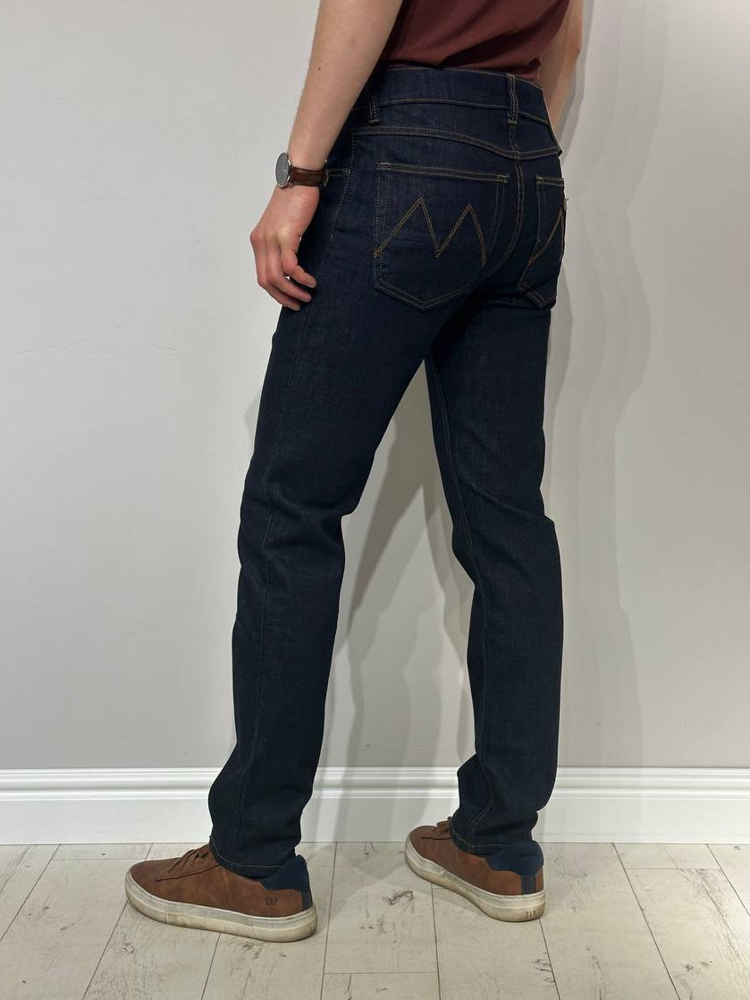 Tumši vīriešu džinsi Vankel-624, Comfort slim