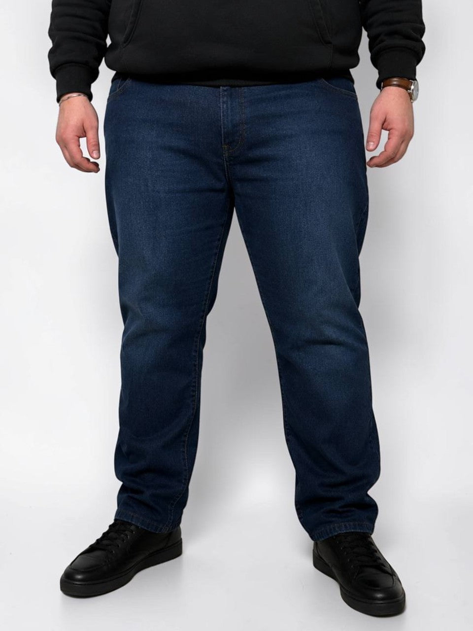 Dark large size jeans Vankel-626, Regular fit