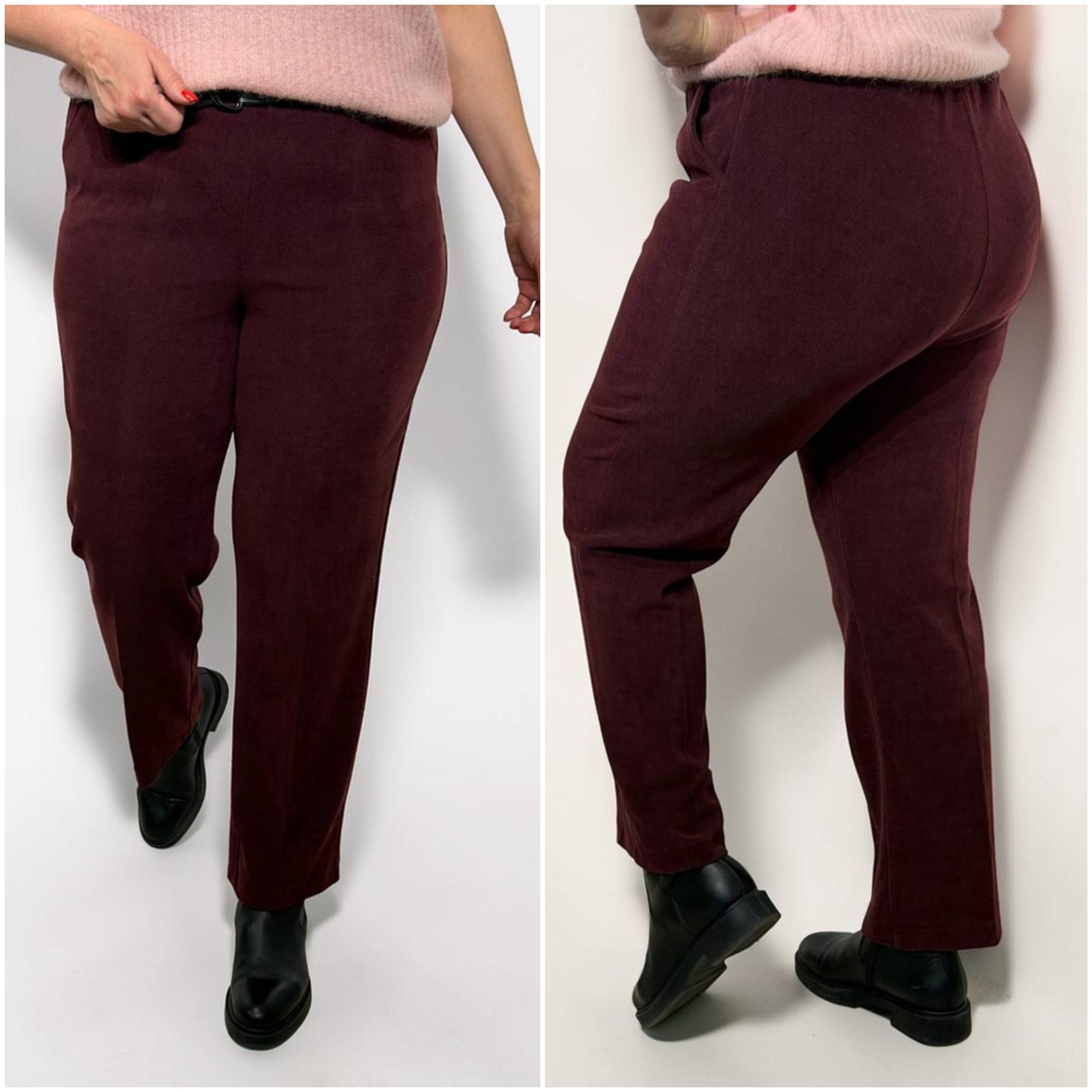 Velveta klasiskās bikses sievietēm