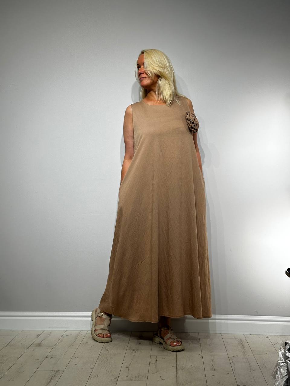 Light viscose dress