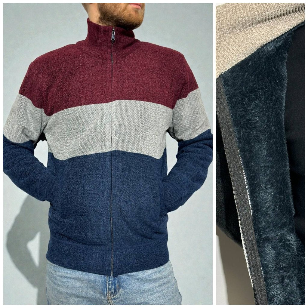 Vīriešu jaka ar siltu oderi