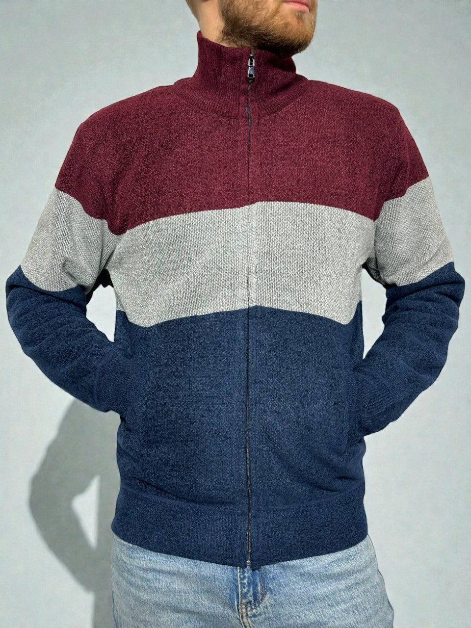 Мужская куртка с теплой подкладкой