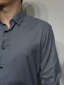 Vīriešu krekls ar rakstu VP-23, Slim Fit
