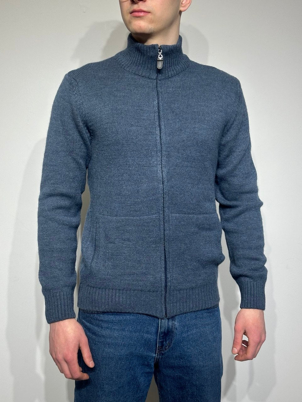 Silta vilnas jaka vīriešiem