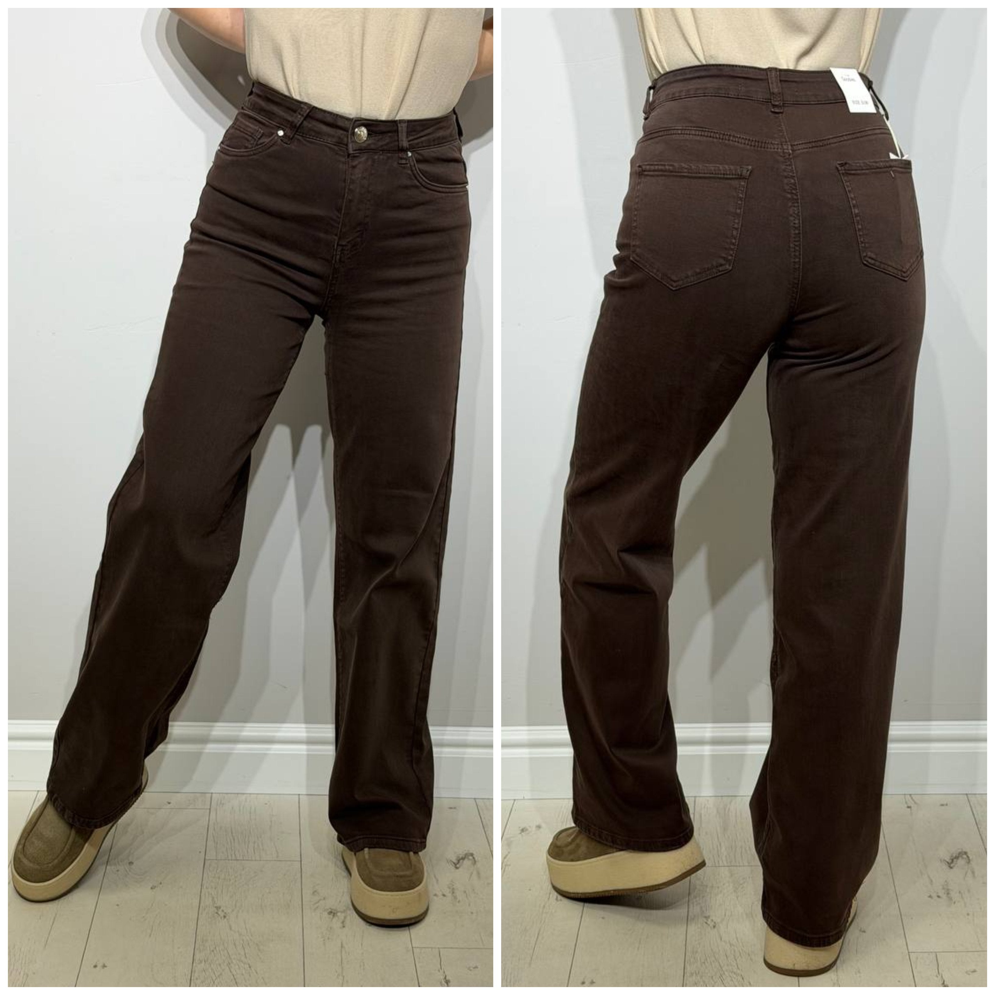 Wide leg džinsi sievietēm