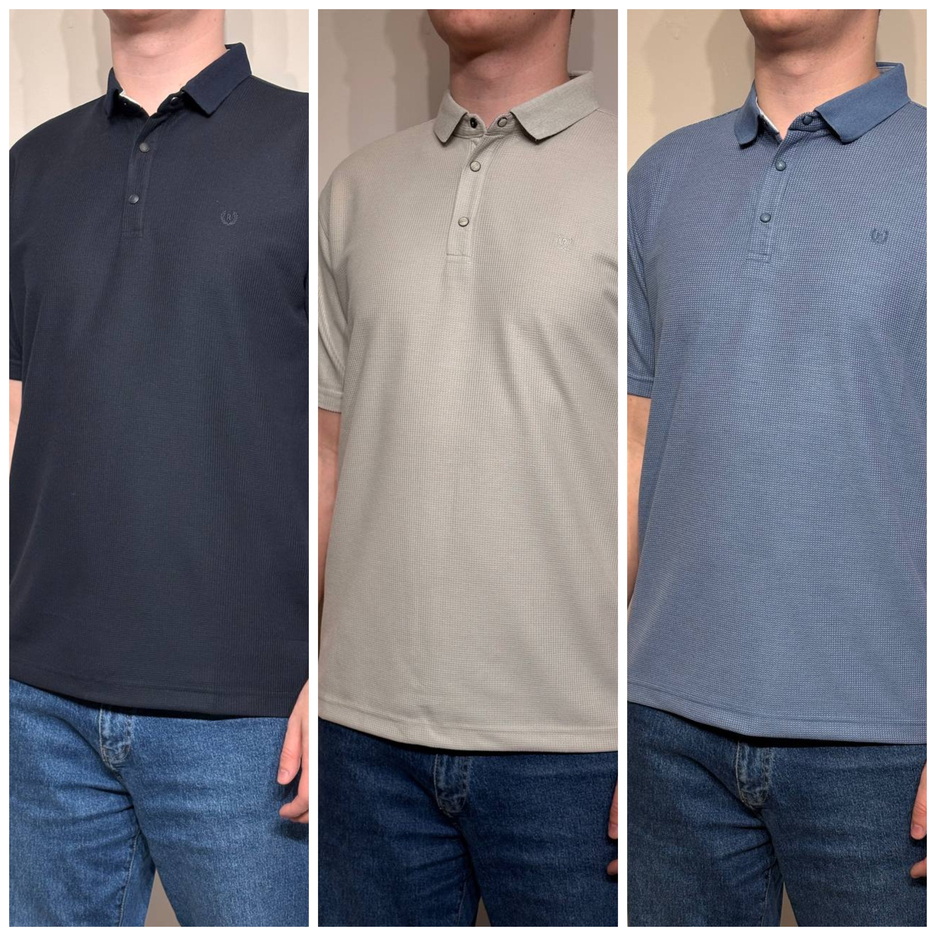 Ikdienas lielo izmēru polo krekls vīriešiem