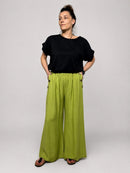 Elegant, wide summer pants