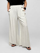 Elegant, wide summer pants