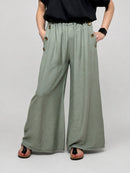 Elegant, wide summer pants