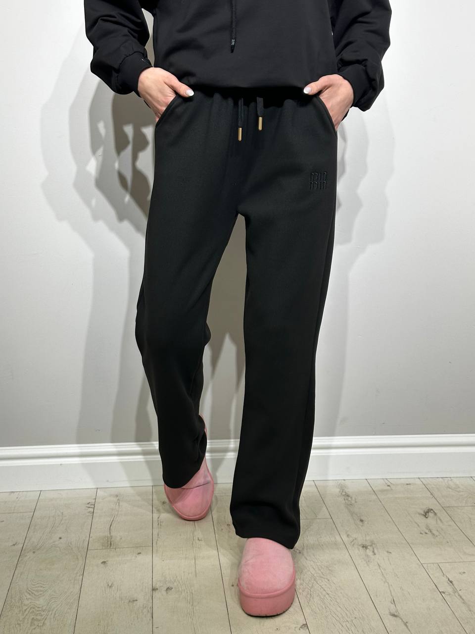 Satiinist sirged püksid naistele