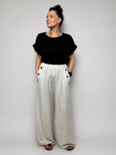 Elegant, wide summer pants