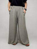 Elegant, wide summer pants