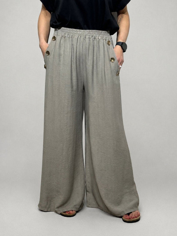 Elegant, wide summer pants