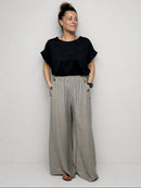 Elegant, wide summer pants